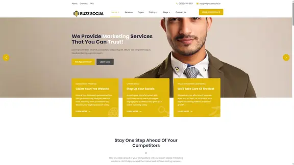 Social Media Agency Website